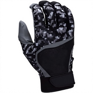 Guantes de Bateo de Béisbol Xorts Corp de Cuero, Ambidiestros, Transpirables, de Secado Rápido y Duraderos - Product Image 1