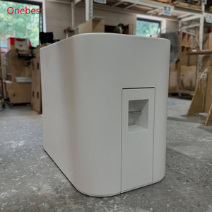 Lavabo de Baño Blanco Móvil de Superficie Sólida para Clínica Médica, Lavabo de Piedra Multifuncional Moderno para Hospital - Product Image 6