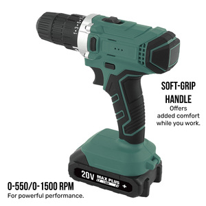 20V Cordless Drill 101-Piece <b>Set</b> Keyless Chuck High <b>Torque</b> 50Nm Battery Powered Electric Drill Kit For DIY Projects - Product Image 3