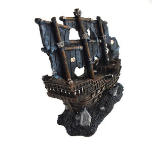 Decoración de acuario grande, adornos de pecera, decoración de naufragio para tanques de <span class=keywords><strong>agua</strong></span> <span class=keywords><strong>dulce</strong></span> y salada - Product Image 6