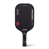Raquettes de pickleball en fibre de carbone, texture à haut spin, noyau en nid d'abeille léger, carbone 3k