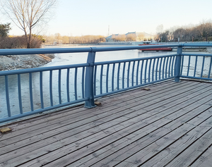 Высокое качество ограждения горячее оцинкованное покрытие/поверхность с порошковым покрытием Индивидуальный размер уличный забор панели мостовые перила - Product Image 1