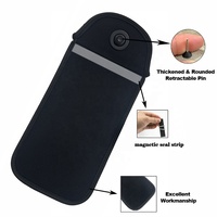 Pochette magnétique pour téléphone portable avec blocage du signal RFID, protection de la vie privée, en néoprène, verrouillable, pour les écoles où la utilisation des téléphones portables est interdite