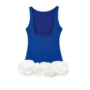 Ropa de mujer de estilo americano europeo <span class=keywords><strong>Vestido</strong></span> <span class=keywords><strong>corto</strong></span> con <span class=keywords><strong>tirantes</strong></span> sin mangas a la moda Tejido tejido - Product Image 5