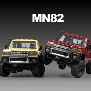 Coche RC a Escala 1:12 SJY-MN82 PRO Mejorado 4x4 Todoterreno con Faros, Control Remoto, Juguete para Niños, Regalo para Adultos - Product Image 5