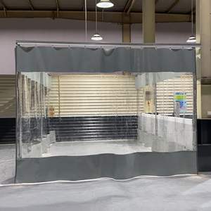 Tende <span class=keywords><strong>in</strong></span> vinile per esterni per balcone tenda a pioggia giardino parabrezza spesso telone <span class=keywords><strong>in</strong></span> PVC per Gazebo Garage all'aperto - Product Image 1