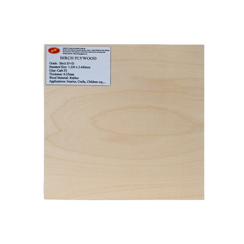 Wholesale 15mm DD Furniture Birch Plywood E0 Standard Construction Shuttering Formaldehyde Emission Compliant Wood Product