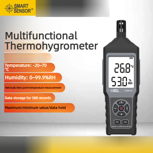 Termohigrómetro Portátil Inteligente ST8817A, Medidor de Humedad Industrial con Sensor de Punto de <span class=keywords><strong>Rocío</strong></span>, Bulbo Húmedo y Bulbo Seco - Product Image 2