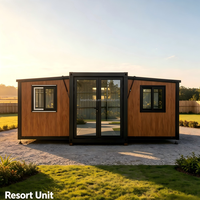 Maison conteneur extensible, construction modulaire préfabriquée, solution économique pour les projets de construction, commandes en gros, directement de l'usine
