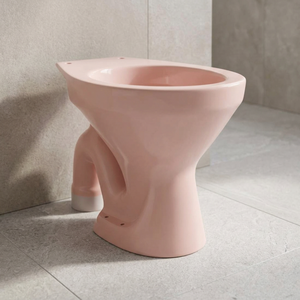 WC monobloc en céramique blanc de style européen, réservoir encastré, à poser au sol, écologique, pour villa - Product Image 3