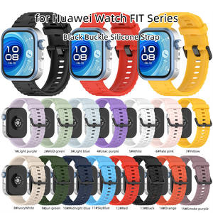 <span class=keywords><strong>Correa</strong></span> Deportiva de Silicona Impermeable con Hebilla Plateada para Reloj <span class=keywords><strong>Huawei</strong></span> <span class=keywords><strong>Watch</strong></span> Fit 4 Pro 3 - Product Image 2