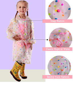 Custom Printed Cartoon Cute Waterproof <strong>Rain</strong> Jacket Children <strong>Kids</strong> Soft TPU Odorless Rainwear Hooded <strong>Rain</strong> <strong>Coats</strong> for Outdoor Travel - Product Image 2