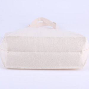 Wholesale Custom Print Logo Cheap Reusable Shopping <b>Bags</b> <b>Plain</b> White Blank Cotton <b>Canvas</b> Tote <b>Bag</b> Beach Heavy Duty <b>Bag</b> 95 - Product Image 6