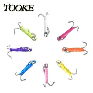 Anzuelo doble de aleación de titanio para submarinismo, accesorios de <span class=keywords><strong>buceo</strong></span>, doble gancho de deriva de arrecife <span class=keywords><strong>con</strong></span> línea y clip - Product Image 1