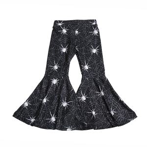 Mono de una pieza con estampado de Halloween para niños, mono con flecos para bebés y niñas, de tela suave, con hombros descubiertos - Product Image 5