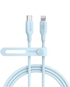 ANKER 541 <span class=keywords><strong>USB</strong></span> C cáp với Apple chứng nhận với sinh học dựa trên 3ft và 6ft Sạc Dây <span class=keywords><strong>USB</strong></span> 2.0 cho Iphone loạt - Product Image 1