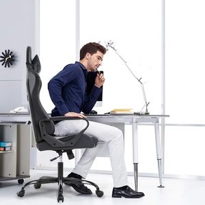 Chaise de bureau rembourrée épaisse en cuir de qualité supérieure Caderia Gamer OEM bon marché <span class=keywords><strong>Fauteuil</strong></span> d'<span class=keywords><strong>ordinateur</strong></span> pivotant de style exécutif - Product Image 2
