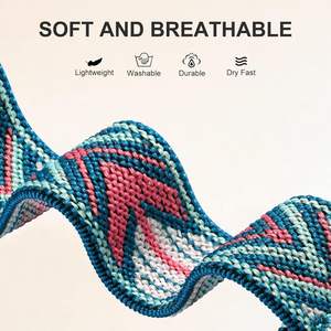 Custom Own Design Soft Nylon Elastic Strap Wristband Compatible for Apple Watch Band - Product Image 2