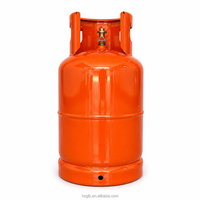 Bouteille de gaz GPL vide neuve GLOBAL CYLINDER 12,5 kg 25 lb avec valve en laiton pour le Honduras, le Guatemala et Haïti