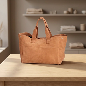 Bolso de Viaje Personalizable de Cuero Genuino para Mujer, con Doble Correa Cruzada, Cierre de Cremallera, Duradero, Capacidad 3L+, Modelo BS - Product Image 2