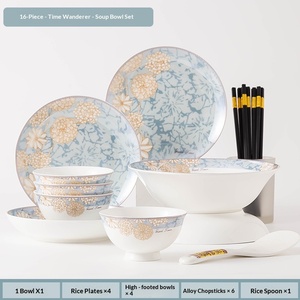 Vajilla de Cerámica de Jingdezhen, Juego de Platos de Porcelana Fina, Vajilla de Estilo Nórdico, Tazón de Porcelana, Regalos al por Mayor - Product Image 6