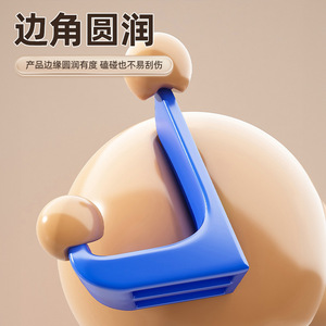 Desk Hooks Plastic Single Hook 1-3kg Load No Drilling School Desk Minimalist Design - Product Image 2