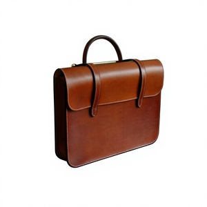 Sacoche pour ordinateur portable en cuir véritable BS INTERNATIONAL NA156, style classique, sac à bandoulière, fermeture à poignée, étanche, antichoc - Product Image 5