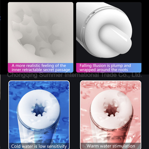 자동 텔레스코픽 진동 딜도 7-남성의 친밀한 요구를위한 주파수 ABS + TPE 남성 자위대 - Product Image 3