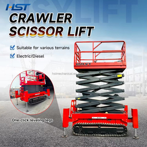 Plataforma Elevadora de Tijera Autopropulsada para Terrenos Difíciles de 10m, <span class=keywords><strong>Precio</strong></span> de Fábrica en China para <span class=keywords><strong>Alquiler</strong></span> - Product Image 1