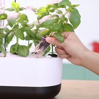 Oliz Z211 - Jardinière Intelligente Électronique pour Jardin et Intérieur - Boîte de Culture en ABS pour Légumes - Plante Artificielle - Pot de Fleurs en Plastique à Arrosage Automatique