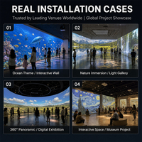 Museums-Events Zeigen Visuelle Effekte Mapping Interaktives Immersives Projektionssystem 5D 7D Holographischer Laser 3D Hologramm-Projektor