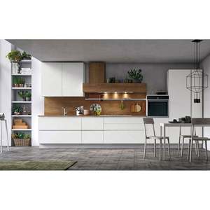 Muebles de Cocina de Estilo Lujoso Personalizados de Fábrica, Diseños de Cocina Modernos, Acabado en Melamina, Madera y Laca, Gabinetes de Cocina - Product Image 1