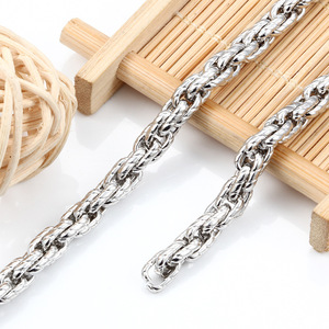 Stainless Steel Intricate Backbone <b>Chain</b> | Fade-Resistant Waterproof Hypoallergenic <b>Rope</b> <b>Chain</b> for Men's DIY Jewelry by Meter - Product Image 6