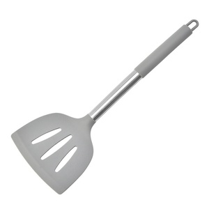 Juego de utensilios de cocina de silicona Mango de tubo Espátula Cuchara Utensilios resistentes a altas temperaturas de grado alimenticio Embalaje de caja duradera - Product Image 6