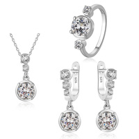 Bijoux en gros Maroc 925 Argent Sterling Ensemble de bijoux de mariée tendance