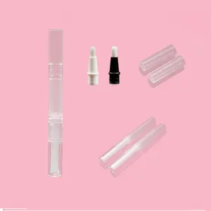 Best Selling Black 3ml Nail Polish Bottle Brush Clear Concealer Pencil Cosmetic Container Lip Gloss Tube Twist Pen