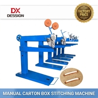 Machine à coudre semi-automatique haute vitesse pour boîtes en carton ondulé, 250 clous/min, pour boîtes en carton rigides, Chine
