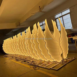 Fondo de Escenario para Eventos de Boda Popular SMOOTH, Decoración de Pasillo, Telón de Fondo LED con Alas de Ángel Grandes - Product Image 2
