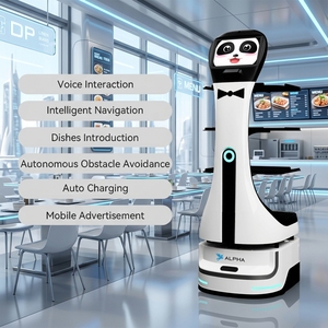 Robot de service intelligent commercial multifonctionnel pour la livraison de nourriture dans les hôtels, les restaurants et les services de traiteur - Product Image 6