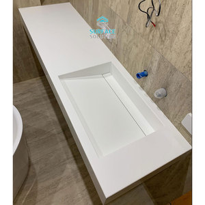 Lámina <span class=keywords><strong>de</strong></span> Superficie Sólida Acrílica <span class=keywords><strong>de</strong></span> la Marca Surface Solution, 3660*760, 12 mm <span class=keywords><strong>de</strong></span> Grosor, para <span class=keywords><strong>Encimeras</strong></span> <span class=keywords><strong>de</strong></span> Cocina y <span class=keywords><strong>Baño</strong></span>, Tipo <span class=keywords><strong>Corian</strong></span> - Product Image 5