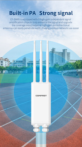 <span class=keywords><strong>Meilleur</strong></span> répéteur <span class=keywords><strong>WiFi</strong></span> extérieur, vitesse 1,2 Gbps, double bande 5G 2,4G, amplificateur de signal domestique, couverture 200 m, 120 appareils, 3 <span class=keywords><strong>Ethernet</strong></span>, plastique - Product Image 3