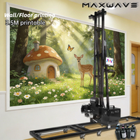 Impresora de Pared y Suelo 4M, Impresora de Murales, Máquina de Impresión Vertical Láser UV para Decoración del Hogar, Impresión de Pintura por Inyección de Tinta para Exteriores