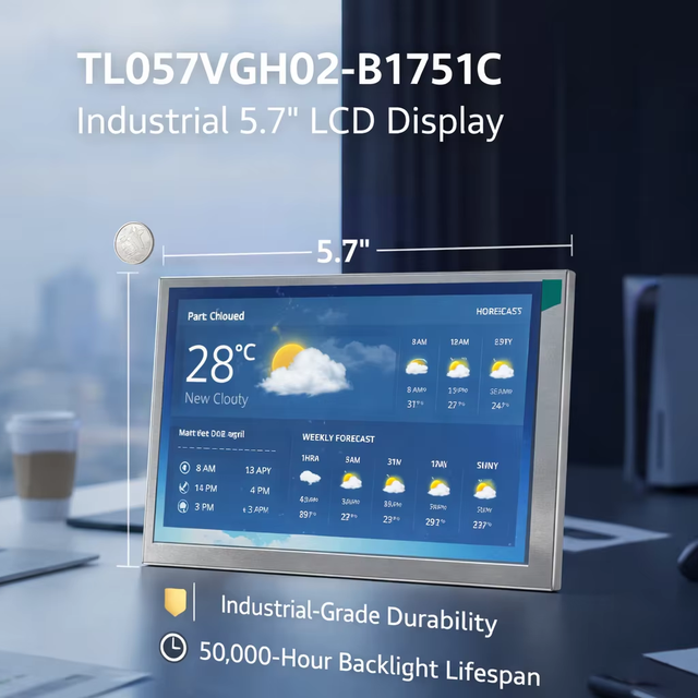 5.7 Inch TFT LCD Module 640x480 VGA RGB Interface 650 nits High Brightness IPS Wide Viewing Angle Display