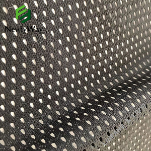 Nero basso elastico 50D rete in fibra di poliestere tessuto a maglia per il rivestimento - Product Image 2