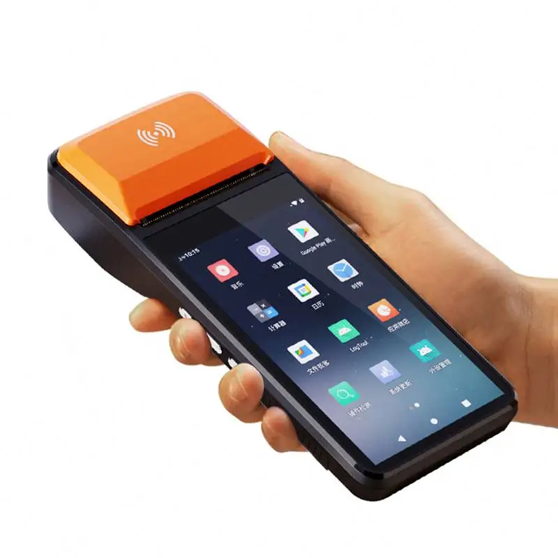 R330 android 8.1 pos terminale mini pos sistema macchina portatile con stampante termica per ricevute 58mm
