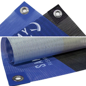 Bannière en polyester publicitaire personnalisée suspendue <span class=keywords><strong>tissu</strong></span> imperméable à l'eau clôture maille numérique automobile Bann - Product Image 5