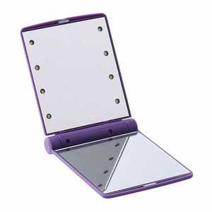 <span class=keywords><strong>Espejo</strong></span> de Maquillaje Portátil de Viaje, <span class=keywords><strong>Espejo</strong></span> Compacto Plegable de Doble Cara <span class=keywords><strong>con</strong></span> Aumento, Mini <span class=keywords><strong>Espejo</strong></span> de Escritorio <span class=keywords><strong>con</strong></span> 16/40 <span class=keywords><strong>Luces</strong></span> LED, Iluminación de 3 Colores - Product Image 2