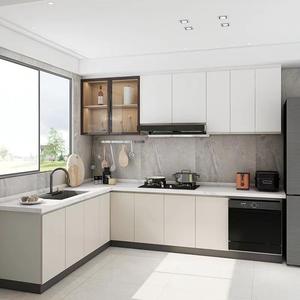 Armoire de cuisine de luxe prête à monter Armoire de cuisine moderne Ensemble de meubles de cuisine - Product Image 5