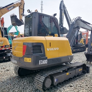 Excavatrice d'occasion Volvo60 Mini Excavadora Volvo EC60D EC60B EC55D EC55B EC140 Excavatrice à bas prix Volvo EC60 Excavatrice d'occasion - Product Image 4