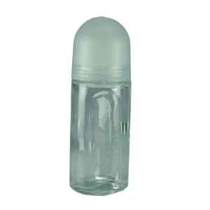50毫升中国供应商空玻璃50毫升除臭容器卷瓶滚球瓶